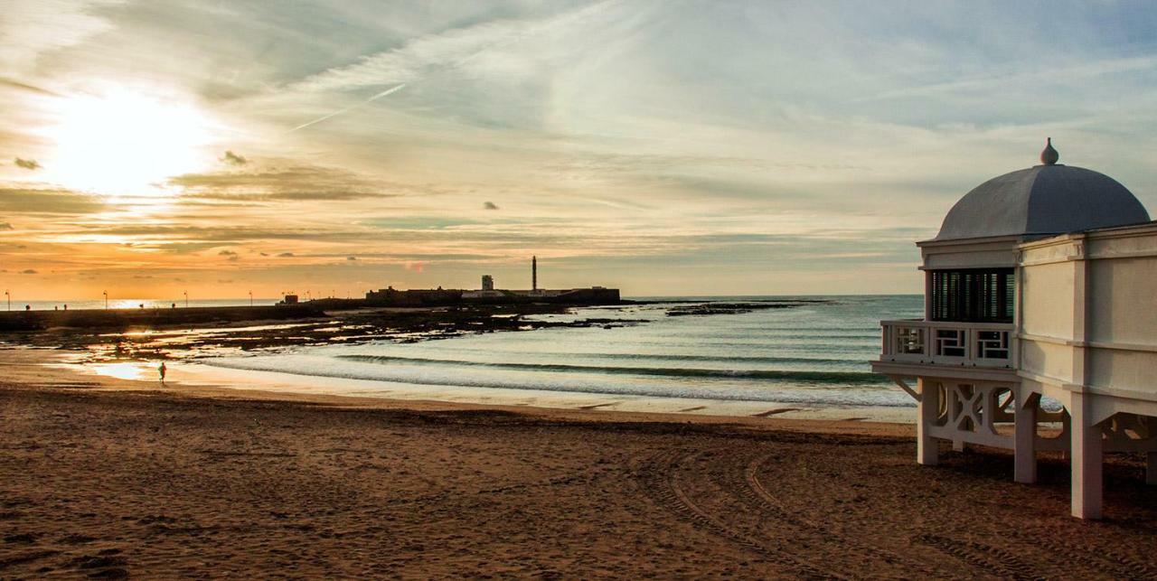 Caleta Beach Cadice Esterno foto
